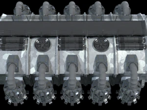 sci fi building 3D Model