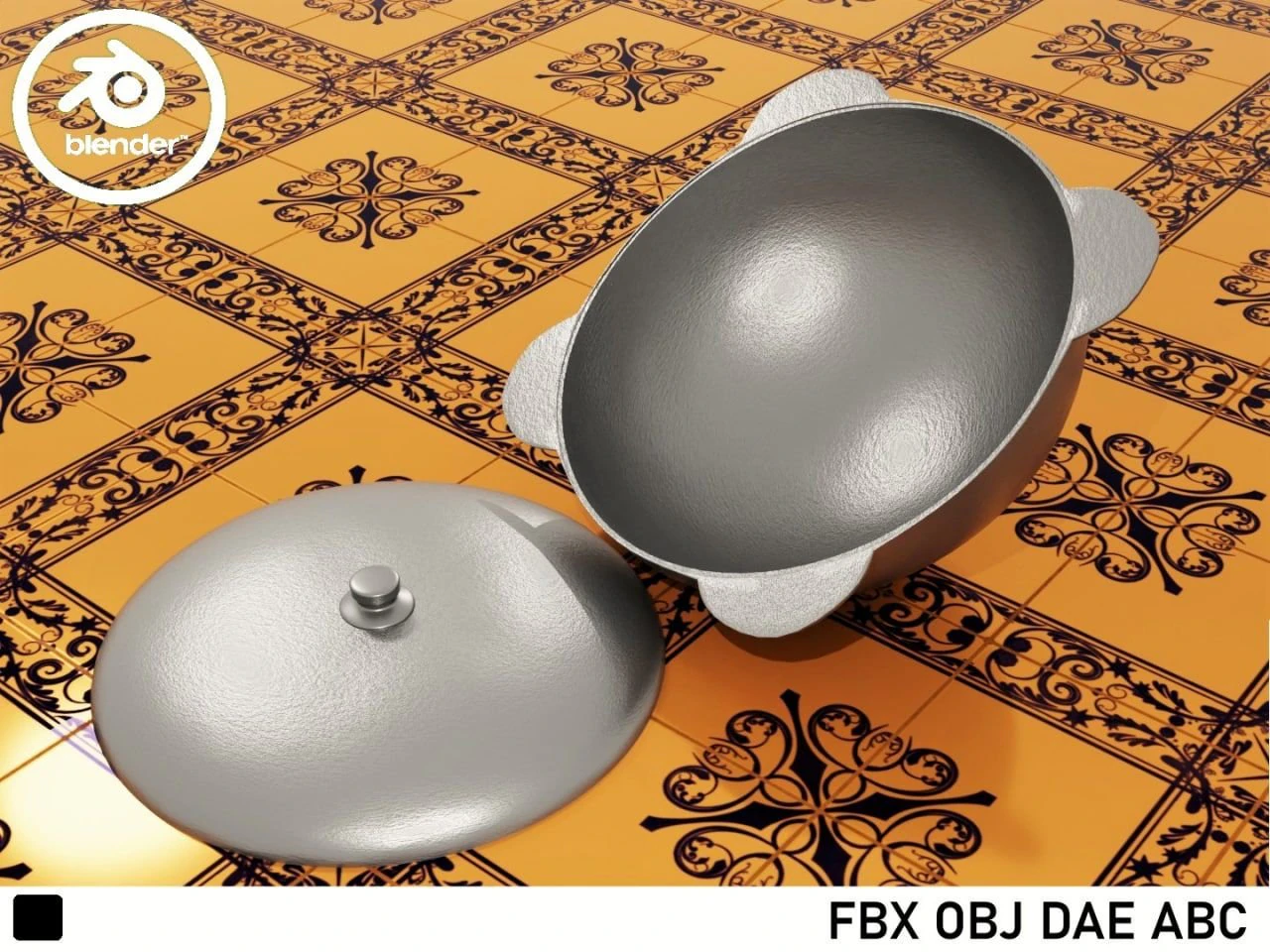 котел 3D Модель .c4d .max .obj .3ds .fbx .stl .blend 