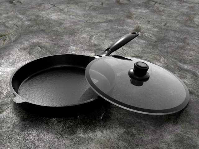 pan 3D Модель .c4d .max .obj .3ds .fbx .stl .blend 