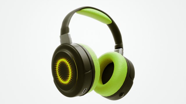 headphone 3D Модель .c4d .max .obj .3ds .fbx .stl .blend 