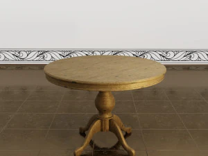 table wood 3D Model