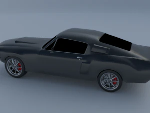 Mustang Shelby GT500 1967 year 3D Model