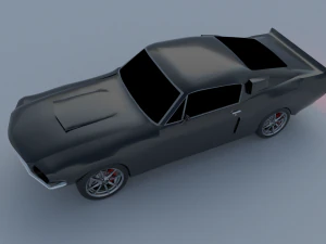 Mustang Shelby GT500 1967 year 3D Model
