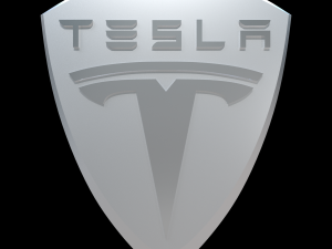 Tesla emblem 3D Model