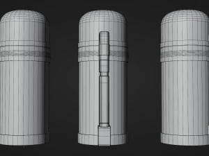 Garrafa t&eacute;rmica Modelo 3D