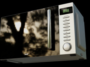 Microwave oven 3D मॉडल