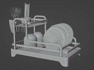 Dish set 3D 模型