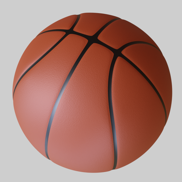 Basketball ball Modelo 3D .c4d .max .obj .3ds .fbx .stl .blend 