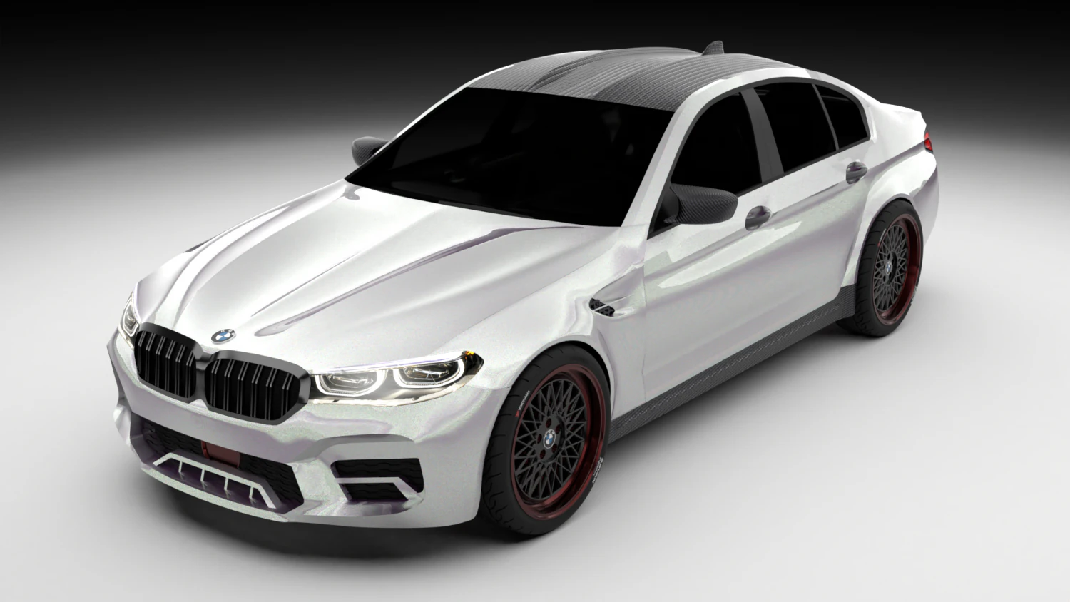 BMW M5 Modello 3D .c4d .max .obj .3ds .fbx .stl .blend 