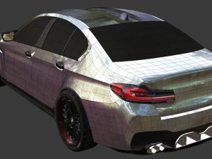 BMW M5 Modello 3D