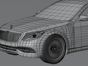 Mercedes Benz Maybach 3D Model