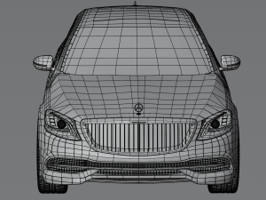 Mercedes Benz Maybach 3D Model