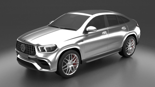 Mercedes Benz GLE63 3D Model .c4d .max .obj .3ds .fbx .stl .blend 