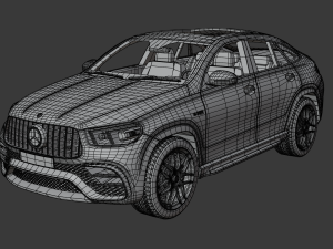 Mercedes Benz GLE63 3D Model