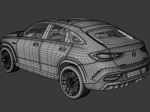 Mercedes Benz GLE63 3D Model