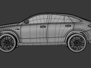Mercedes Benz GLE63 3D Model