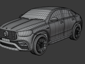 Mercedes Benz GLE63 3D Model
