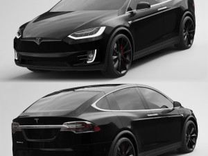 Tesla Model X 3D Model