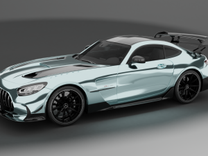 Mercedes Benz AMG GT Black Series 2021 3D Model