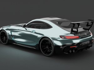 Mercedes Benz AMG GT Black Series 2021 3D Model