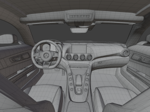 Mercedes Benz AMG GT Black Series 2021 3D Model