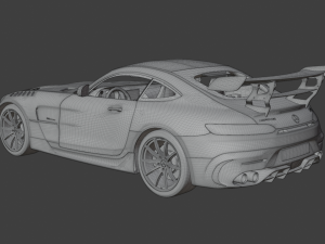 Mercedes Benz AMG GT Black Series 2021 3D Model