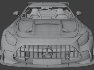 Mercedes Benz AMG GT Black Series 2021 3D Model