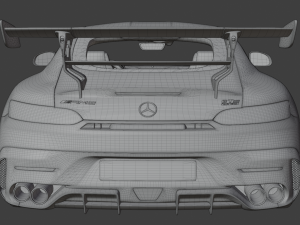 Mercedes Benz AMG GT Black Series 2021 3D Model