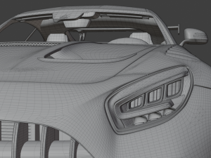 Mercedes Benz AMG GT Black Series 2021 3D Model