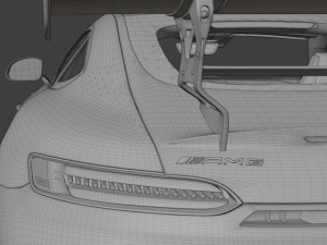 Mercedes Benz AMG GT Black Series 2021 3D Model