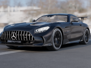 Mercedes Benz AMG GT Black Series 2021 3D Model