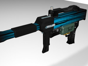 futuristic - laser launch 3D Model