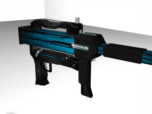 futuristic - laser launch 3D Model