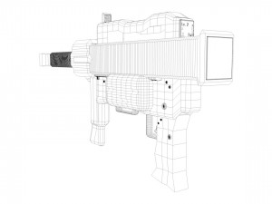 futuristic - laser launch 3D Model