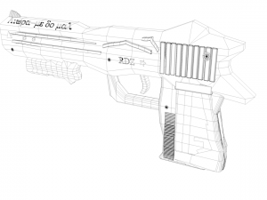 golden with ruby 3D Model