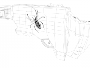 futuristic - spider 3D मॉडल