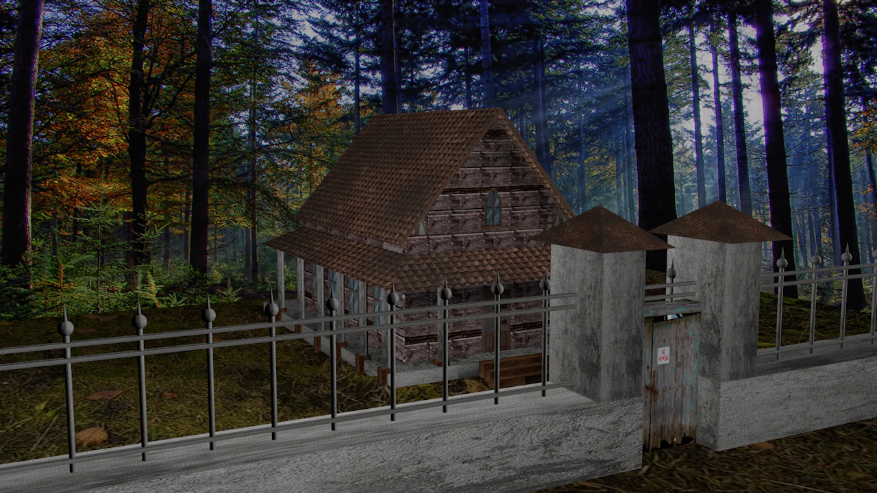 abandoned house 3D Model .c4d .max .obj .3ds .fbx .stl .blend 