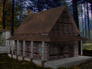abandoned house Model 3D