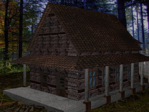 abandoned house Model 3D