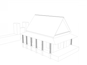 abandoned house Model 3D