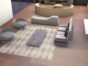 cozy living room Modelo 3D