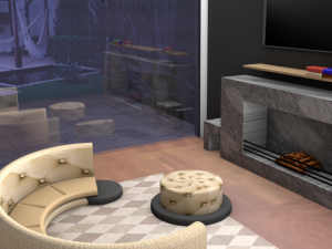 cozy living room Modelo 3D