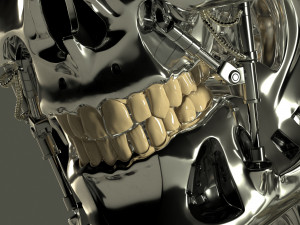 Terminator t-800 endoskeleton rekvizit Model 3D