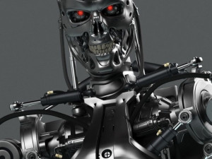 Terminator t-800 endoskeleton rekvizit Model 3D