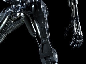 Terminator t-800 endoskeleton rekvizit Model 3D