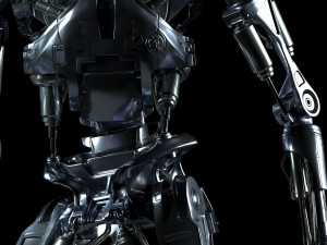 Terminator t-800 endoskeleton rekvizit Model 3D
