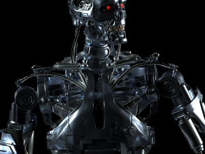 Terminator t-800 endoskeleton rekvizit Model 3D