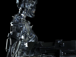 Terminator t-800 endoskeleton rekvizit 3D Model