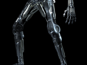 Terminator t-800 endoskeleton rekvizit Model 3D