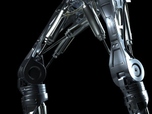 Terminator t-800 endoskeleton rekvizit Model 3D